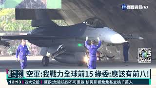 F-16V作戰隊成軍 空軍:我戰力全球前15｜華視新聞 20211118