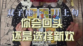 双子座12月上旬，你会回头 还是选择新欢