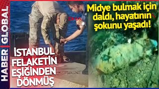 İstanbul Felaketin Eşiğinden Dönmüş! Boğazın Dibinde Buldu Hemen Güvenliklere Haber Verdi