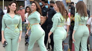 Baahubali The Conclusion Actress Tamanna Bhatia H0TT Looking In Track Pant After Shooting