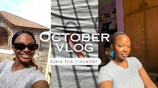 OCTOBER VLOG|Ajala + Haul + chit chat + doing my hair again? and others