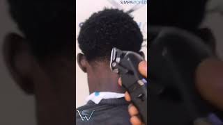 Haircut - Taper fade Afro