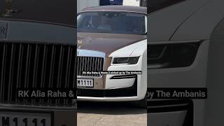 The Ambanis send a Rolls Royce for Ranbir Kapoor's Pick up in Jamnagar