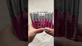 HOW TO MAKE A GLITTER VERSION OF THE ESSENCE CRANBERRY LIP OIL 🎀 #lipgloss #cranberrylipoil