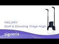 Melany - Doff and Donning Video - Thigh High