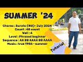 SUMMER '24 / Tutorial Line Dance / Choreographer : Suroto (INA)-July 2024