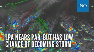 Pagasa: LPA nearing PAR, but it has low chance of becoming storm