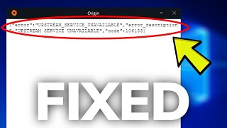 Fix: Origin "UPSTREAM_SERVICE_UNAVAILABLE" Error Code 106133