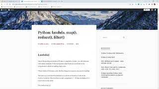 Python for Data Science Lesson 14: lambda, map, reduce, filter