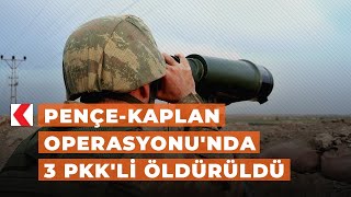 Pençe-Kaplan Operasyonu'nda 3 PKK'li öldürüldü