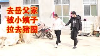 农村女婿去岳父家，还没进门就被小姨子拉着去猪圈，发生了啥事【农村傻龙】