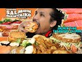 berapa banyak SALMON ada dalam burger salmon ni? (mukbang malaysia) BURGER KING SALMON MENTAIKO