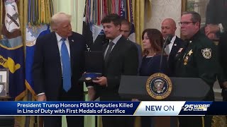 Three fallen PBSO deputies honored with first ever Presidential Medal of Sacrifice