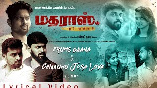 DRUMS - CHIKKUNU JORA ganasong | Lyrical Video | MADHARAS | VIJAY DHAYA | Bennet | GanaMani-Sudhakar