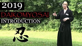 Soke Anshu |  2019 Budo Ryu Ninjutsu Daikomyosai Introduction | Ninja Martial Arts