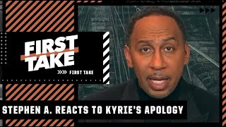 Stephen A. reacts to Kyrie Irving's apology | First Take