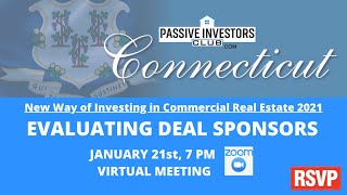 Passive Investors Club Weekly Meetup: Evaluating Sponsors