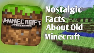 🧓 Nostalgic Facts About Old Minecraft