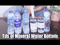 Tds of Bottled Water in Pakistan/Testing Quality of Mineral Water Bottles