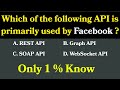 Which API is Primarily Used by Facebook? | Facebook Graph API Explained | Facebook