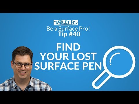 How to find your lost Surface pen