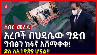 አረቦች  በህዳሴው ግድብ ግብፅን ክፉኛ አሸማቀቁ | ድሉ ለኢትዮጵያ ሆኗል | Arab League | Ethiopia