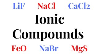 IONIC COMPOUNDS | SUPER EASY