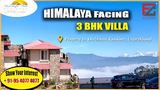 Himalaya View 3 BHK Independent Villa in Ranikhet, Uttarakhand | +91-9540774077