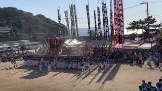 小豆島　亀山八幡宮の秋祭り