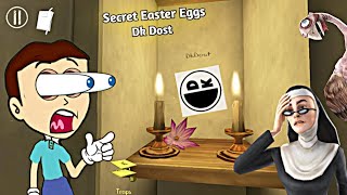 Evil Nun 2 New Update - Secret Dk Dost Easter Eggs | Shiva and Kanzo Gameplay
