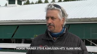 American trainer Steve Asmussen has 10,000 victories in North America