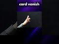 LEARN TO VANISH A PLAYING CARD #easycardtricks #cardtrick