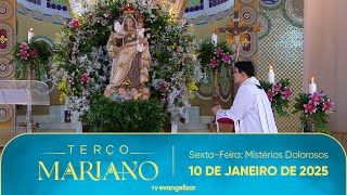 Sexta-Feira: Mistérios Dolorosos | Terço Mariano com @PadreManzottiOficial | 10/01/25