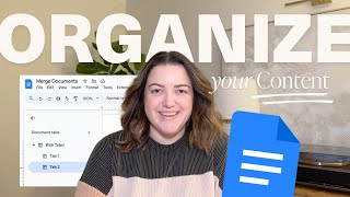 How to Navigate Document Tabs on an Existing Google Doc