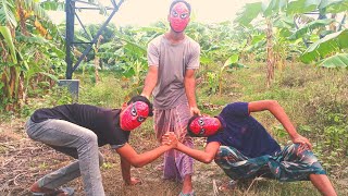 Spiderman Real Life Problem At Outdoor  Fun.#marvel#spiderman#mahafuntv.