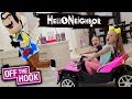 Pranking Hello Neighbor in Real Life!! Off the Hook Toy Scavenger Hunt!