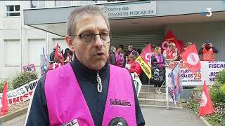 Mobilisation des agents des finances publiques à Brest : Stéphane Douet