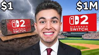 $1 vs $1,000,000 Nintendo Switch 2 Setup!