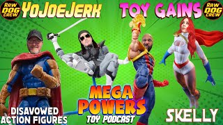 Mega-Powers Podcast * TNT * Toy Talk \u0026 News * Top 5 Favorite Comic Book Characters!!!