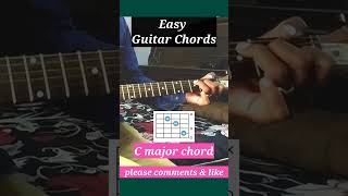 Easy Guitar Chords ||C Major||    #shorts #viral #chords #new #lesson