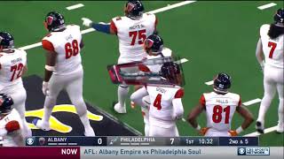 2018 Week 6 Albany Empire at Philadelphia Soul 1st Half