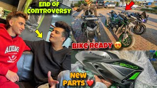 Finally Kawasaki Z900 Ready 🔥😍 | My First Vlog 🫶🏻 | End Of Controversy ￼❤️