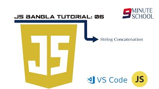 javascript bangla tutorial Part-06 : String Concatenation
