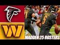 Jayden Daniels l Falcons vs Commanders l 2024 Schedule (Madden 25 Rosters) l PS5 Simulation