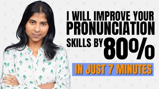 I will Improve your Pronunciation by 80% in 7 Minutes! | Janhavi Panwar