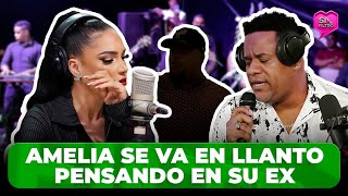 AMELIA SE VA EN LLANTO PENSANDO EN SU EX EN PLENA ENTREVISTA A DANIEL SEGURA