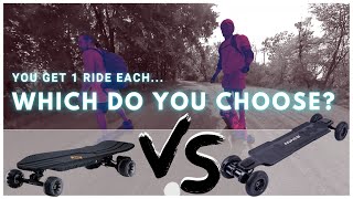 Boosted Board Rider Tries Onsra Challenger and Eovan GTS Carbon Pro for the 1st Time