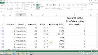 Using the Excel Filter Tool for the OJ Pricing Module