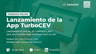 Lanzamiento virtual oficial de TurboCEV App