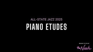 2025 All-State Jazz Piano Etudes